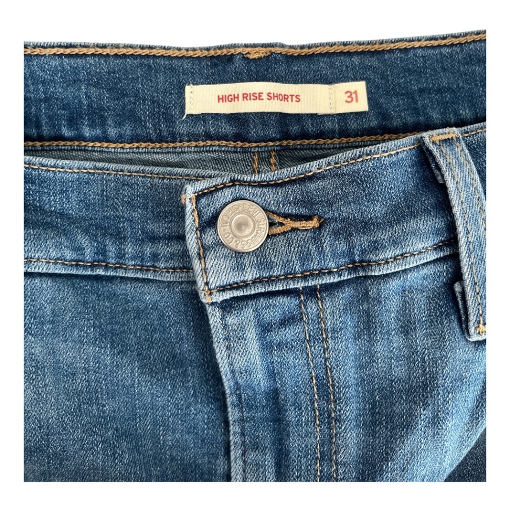 Levi's High Rise Jean Shorts - Picture 3 of 8